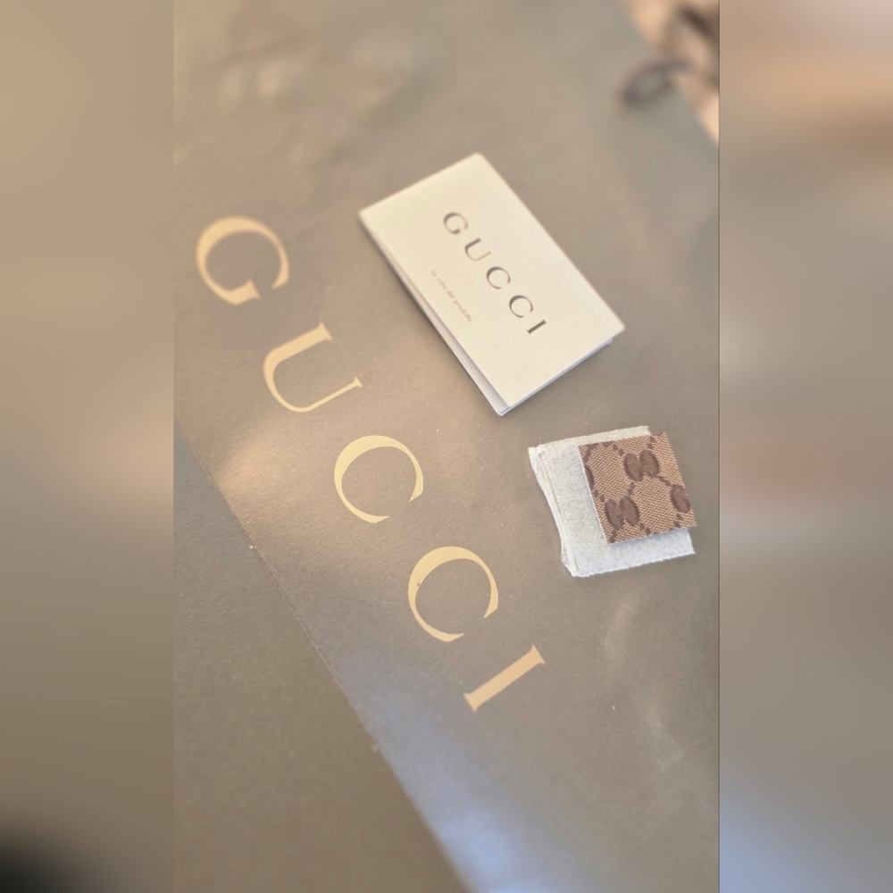 Gucci Tan and Brown Monogram Travel Bag - Picture 8 of 8